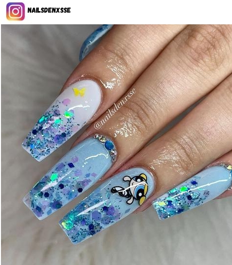 powerpuff girls nail art