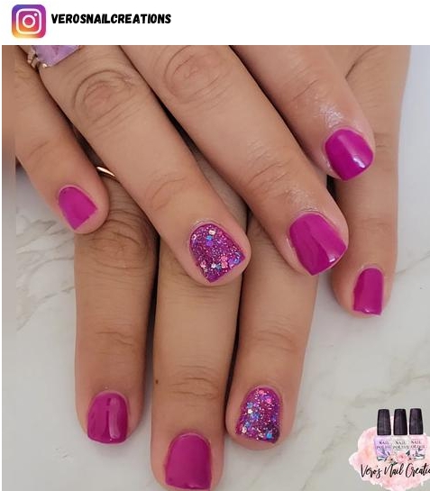 51 Purple Nail Art for Short Nails Ideas - Nerd About Town