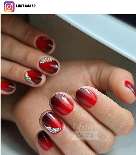red and black nail design ideas