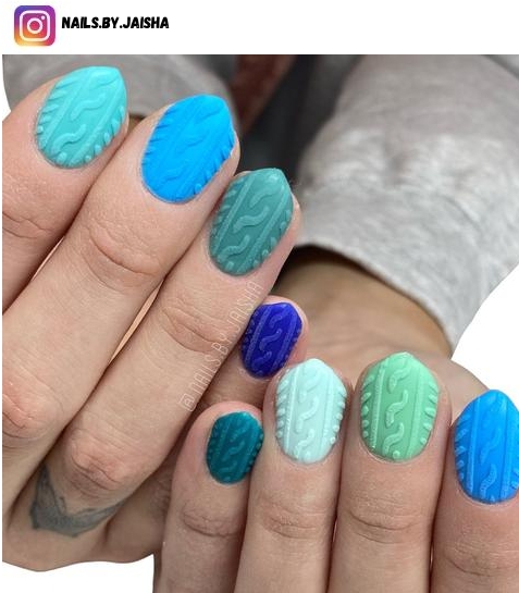 sweater nail design ideas