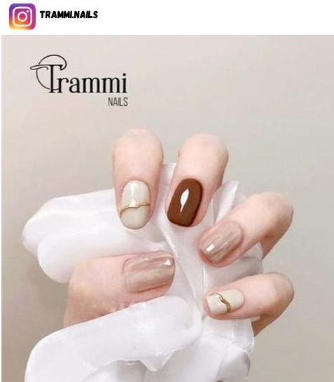 trendy korean nail art
