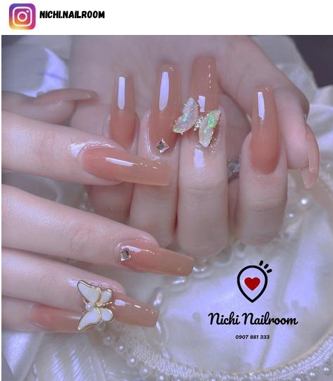 trendy korean nail polish design