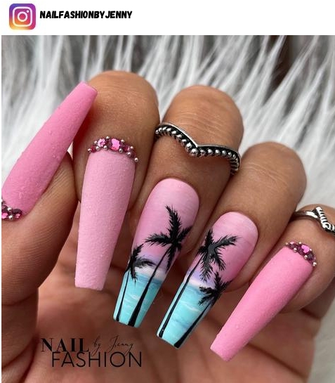 tropical nail design ideas