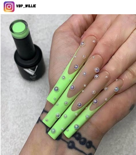 alien nail designs