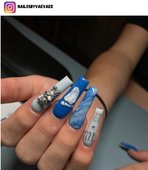 baby shower nail design ideas