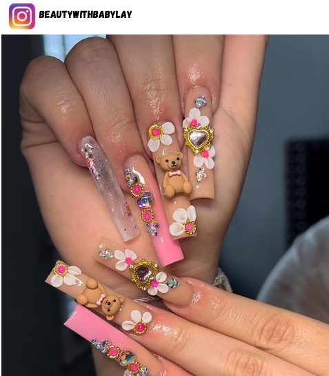baby shower nails
