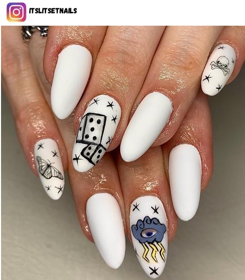 dice nail art