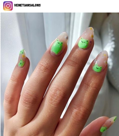 frog nail design ideas