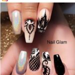 53 Cute Henna Nails Designs for 2022