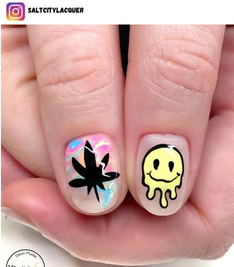 hippie nail designs