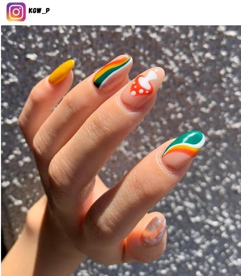 hippie nail design