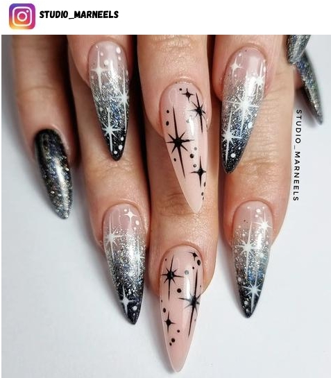 holographic ombre nail design ideas