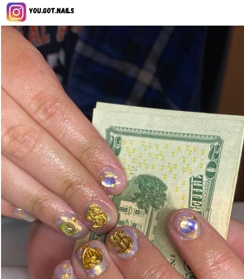 money nail design ideas