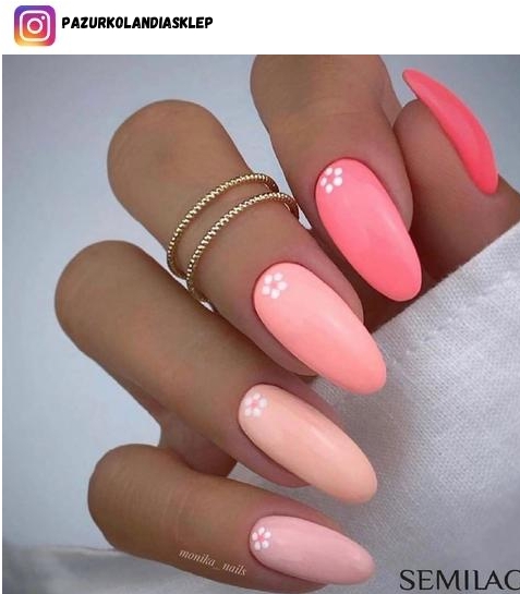 ombre almond nails