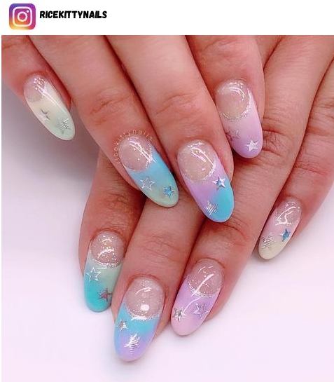 pastel ombre nail designs