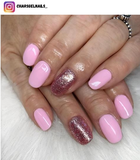 pastel pink nail design ideas