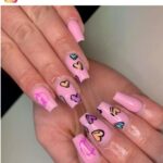 53 Pretty Pink Coffin Nail Designs for 2023