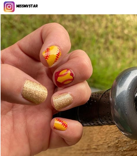 softball nails