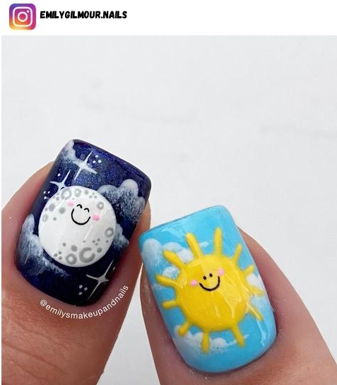 sun nail designs