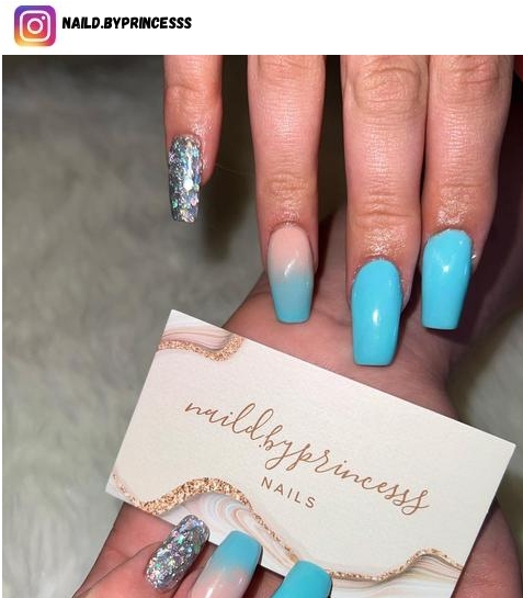 tiffany blue nail designs