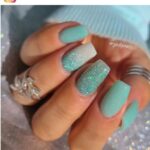 52 Beautiful Tiffany Blue Nail Designs for 2022