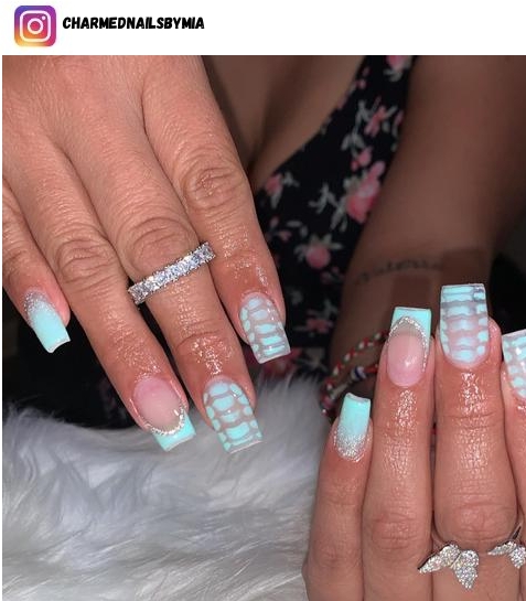 tiffany blue nail design ideas