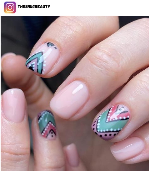 tribal nail design ideas