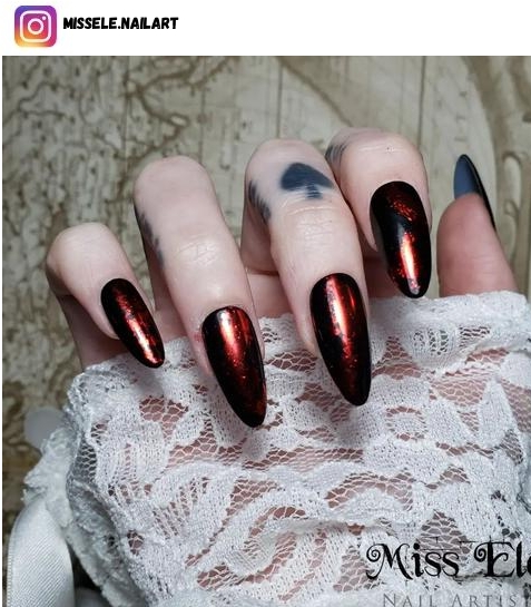 vampire nail polish design
