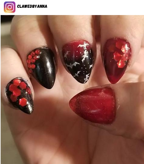 vampire nail design ideas