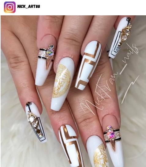 versace nail polish design