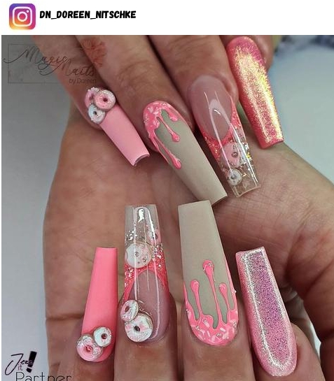 donut nail design ideas
