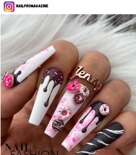 donut nail designs