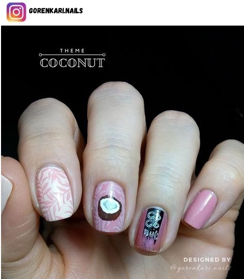 coconut nail designs