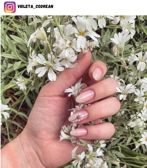 dandelion nail design ideas