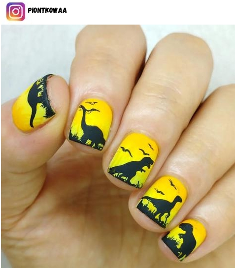dinosaur nails