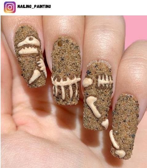 dinosaur nail designs