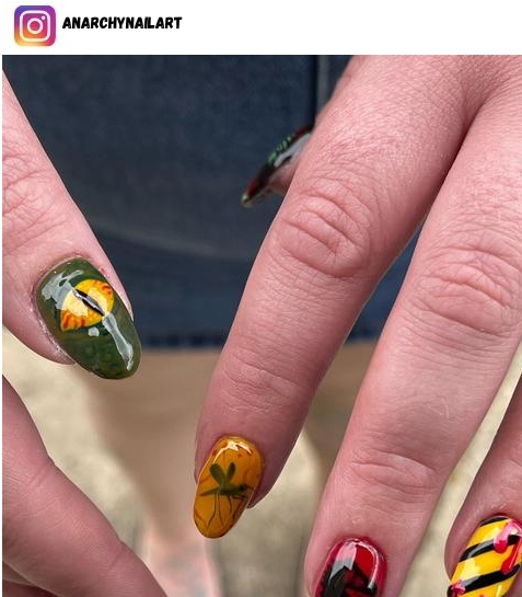 dinosaur nail design ideas