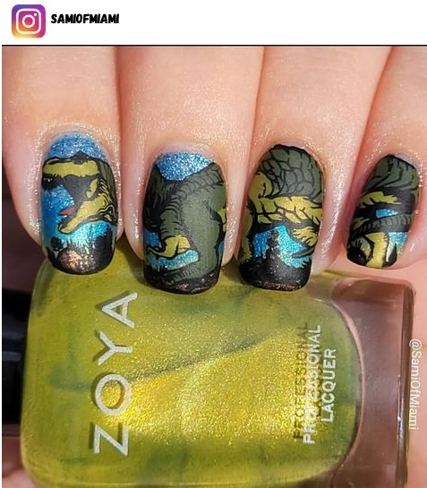dinosaur nails