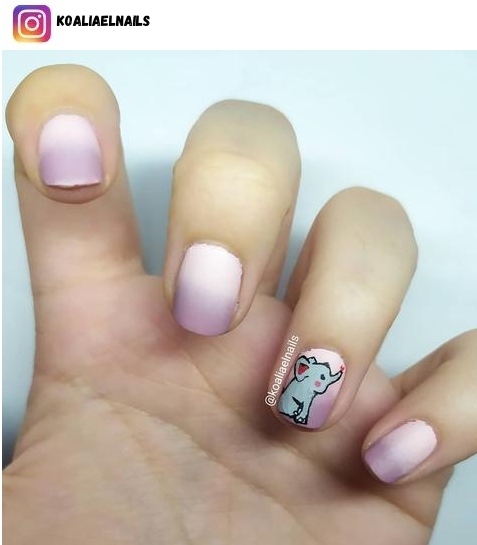 elephant nail art