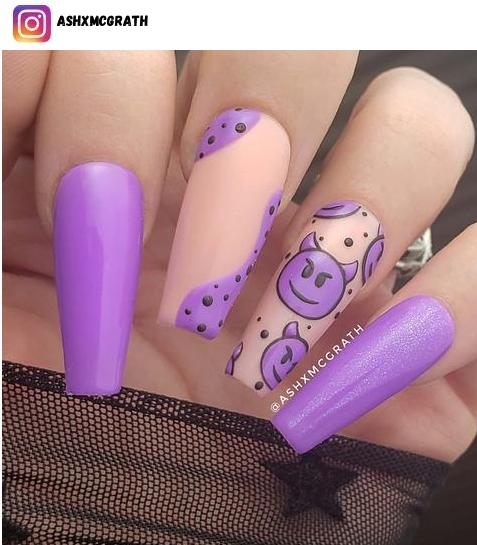 emoji nail polish design