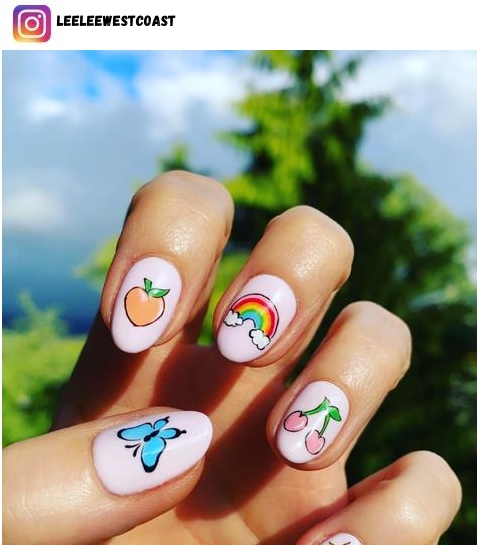 emoji nails