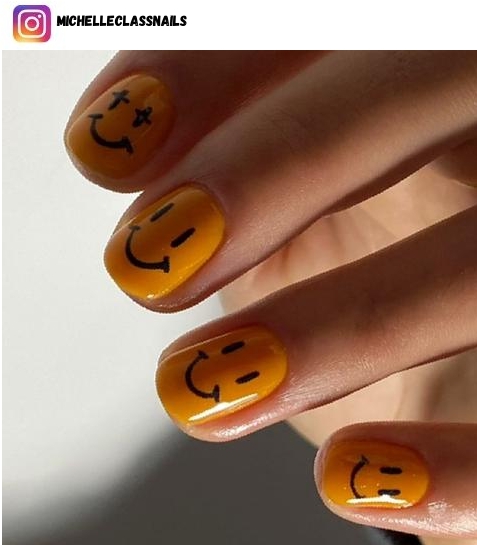 emoji nail design ideas