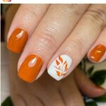 60 Fall Leaf Nail Designs for 2022