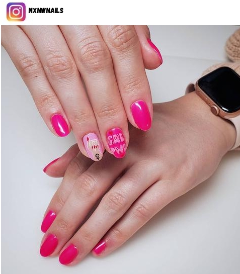 girl power nails