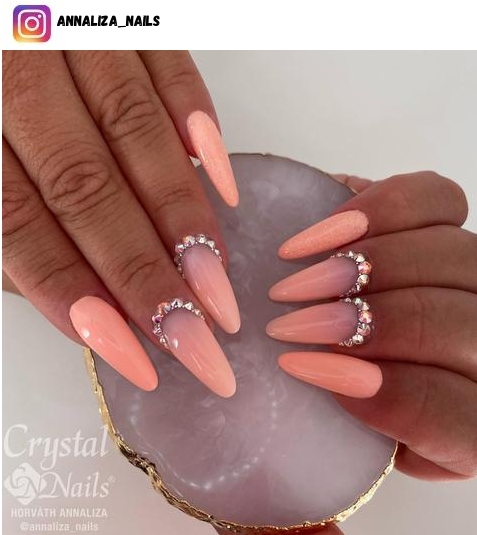 diamond ombre nails