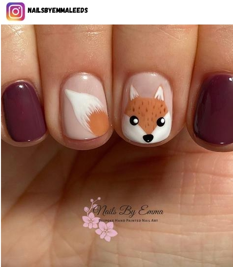 fox nail designs