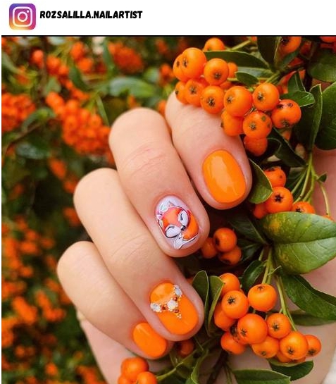fox nail design