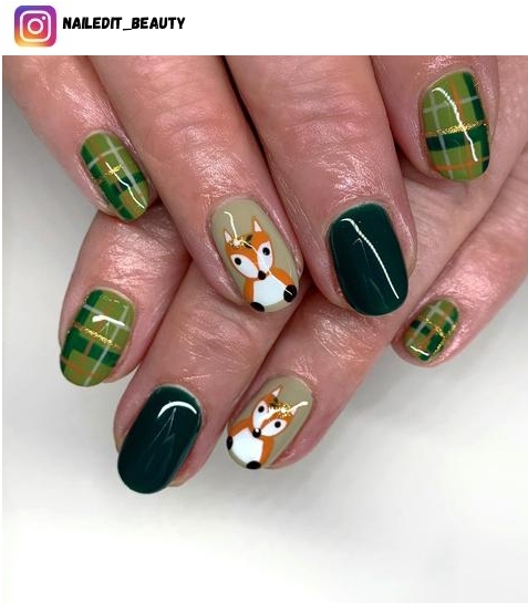 fox nail art