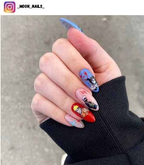 naruto nail design
