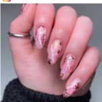 56 Hot Pink Marble Nail Designs for 2023